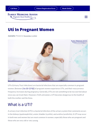 UTI-in-pregnant-women-