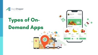 Types of On-Demand Apps