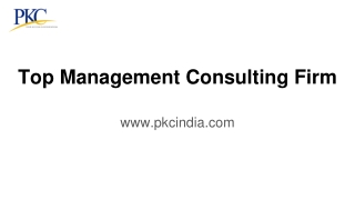 Top Management Consulting Firm -PKCIndia