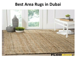 Best Area Rugs in Dubai