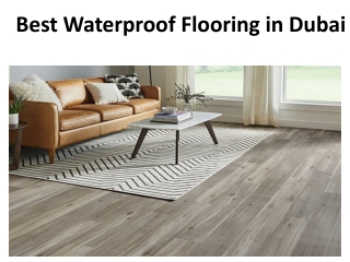 Best Waterproof Flooring in Dubai