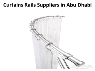 Curtains Rails Suppliers in Abu Dhabi