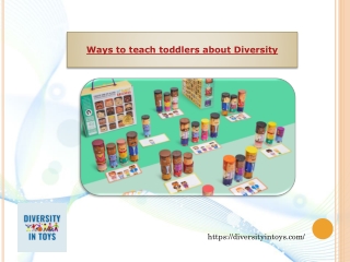 Ways to teach toddlers about Diversity