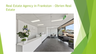 Real Estate Agency in Frankston - Obrien Real Estate