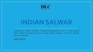 Indian Salwar | Designerlehengacholi.com
