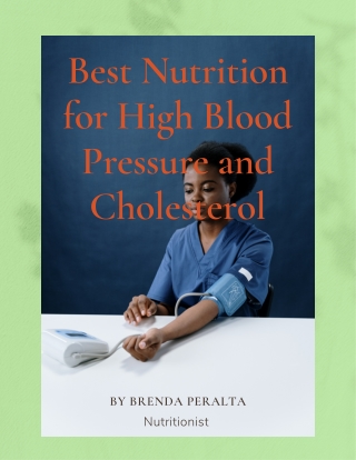 Best Nutrition for High Blood Pressure and Cholesterol Pdf