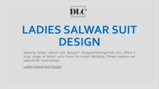 Ladies Salwar Suit Design | Designerlehengacholi.com