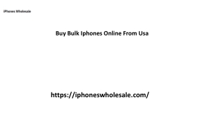 Buy Bulk Iphones Online From Usa Iphoneswholesale.com..