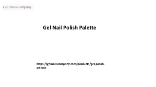 Gel Nail Polish Palette Gelnailscompany.com....