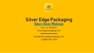 Bakery Boxes Wholesale