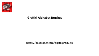 Graffiti Alphabet Brushes Bakeroner.com.....
