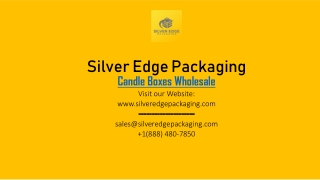 Candle Boxes wholesale