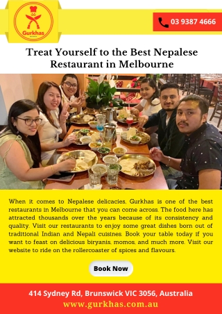 Treat Yourself to the Best Nepalese Restaurant in Melbourne