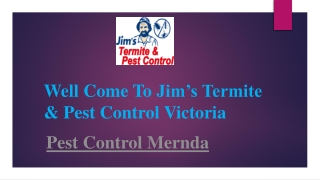 Well Come To Jim’s Termite & Pest Control