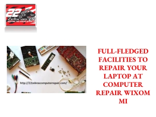 FULL-FLEDGED FACILITIES TO REPAIR YOUR LAPTOP AT COMPUTER REPAIR WIXOM MI