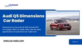 Audi Q5 Dimensions | Car Radar