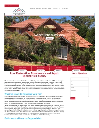 Roof Restoration Northern Beaches