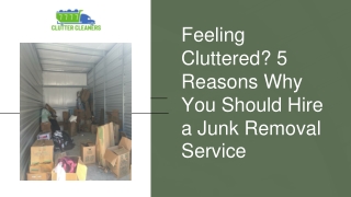 Junk Removal Service