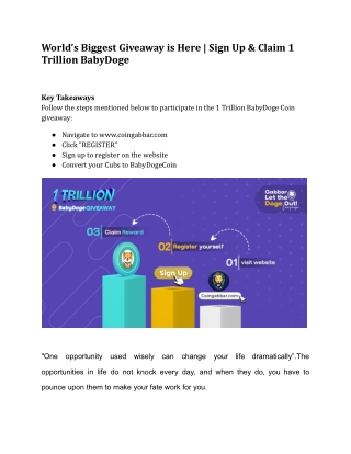 World’s Biggest Giveaway is Here _ Sign Up & Claim 1 Trillion BabyDoge (2)