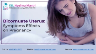 Bicornuate Uterus Symptoms Effects on Pregnancy | Dr. Neelima Mantri