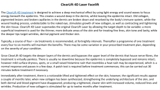 ClearLift 4D Laser Facelift