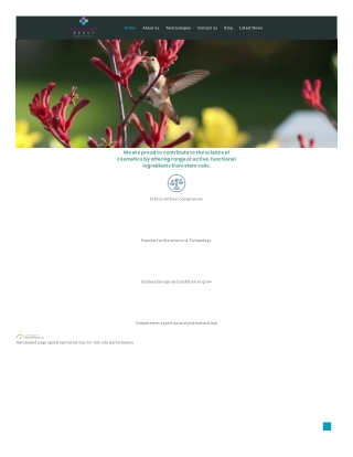 Advancells Exosomes Webpage