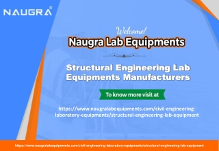 Structural Engineering Lab Equipments Manufacturers