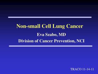 Non-small Cell Lung Cancer