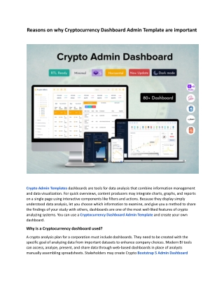 Reasons on why Cryptocurrency Dashboard Admin Template are important.docx (1)
