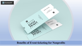 Guide on Event ticketing for Nonprofits