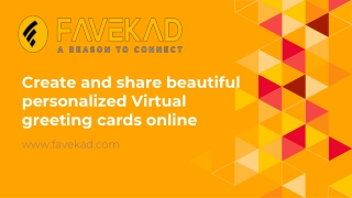 Create and share beautiful personalized Virtual greeting cards online
