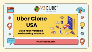 Uber Clone USA : Build Your Profitable Taxi Booking Business