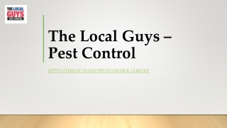 Pest Control Perth Northern Suburbs | Thelocalguyspestcontrol.com.au