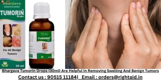 Bhargava Tumorin Drops (30ml) Are Helpful In Removing Swelling And Benign Tumors