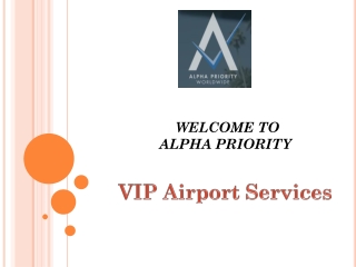 Fast Track Airport Services- Airport Greeters