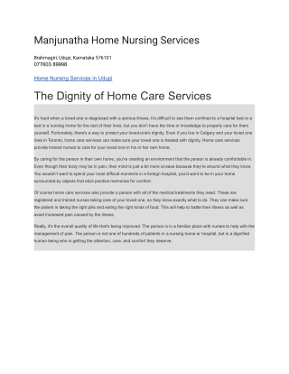 Manjunatha Home Nursing Services (1)