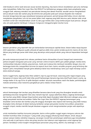 Nilai Keseriusan Daftar Dan Login Situs Slot Ipkslot Golden Nugget Terunggul