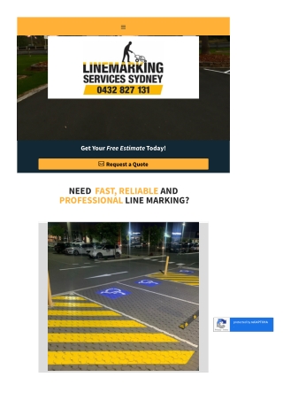 Sydney Line Marking Service | Line Marking Services Sydney | Line Marking Compan
