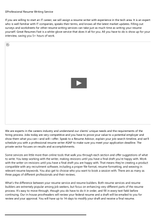 The Ultimate Guide to resume writing professional