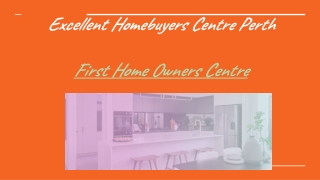 Excellent House and Land Packages Perth -  First Home Owners Centre