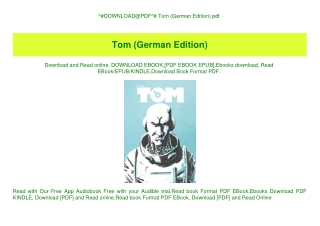^#DOWNLOAD@PDF^# Tom (German Edition) pdf