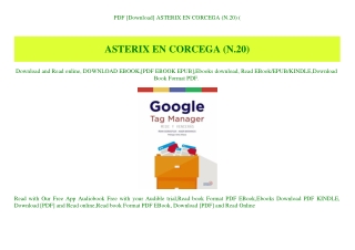 PDF [Download] ASTERIX EN CORCEGA (N.20) (E.B.O.O.K. DOWNLOAD^