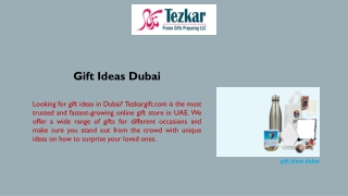 Gift Ideas Dubai | Tezkargift.com