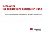 D couvrez les d clarations sociales en ligne