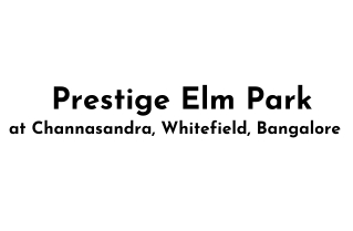 Prestige Elm Park Channasandra Whitefield Bangalore E brochure