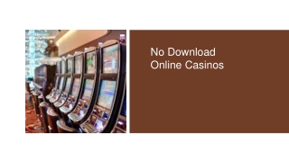 No Download Online Casinos 5