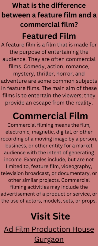 Ad Film Production House Gurgaon