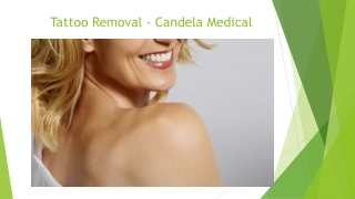Tattoo Removal - Candela Medical