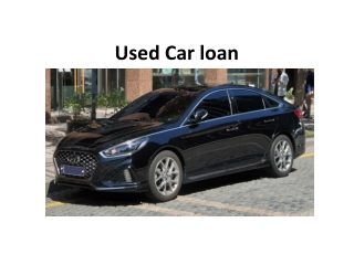 Used Car Loan