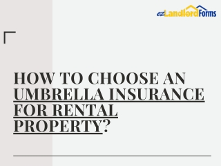 Read All About the Umbrella Insurance for Rental Property